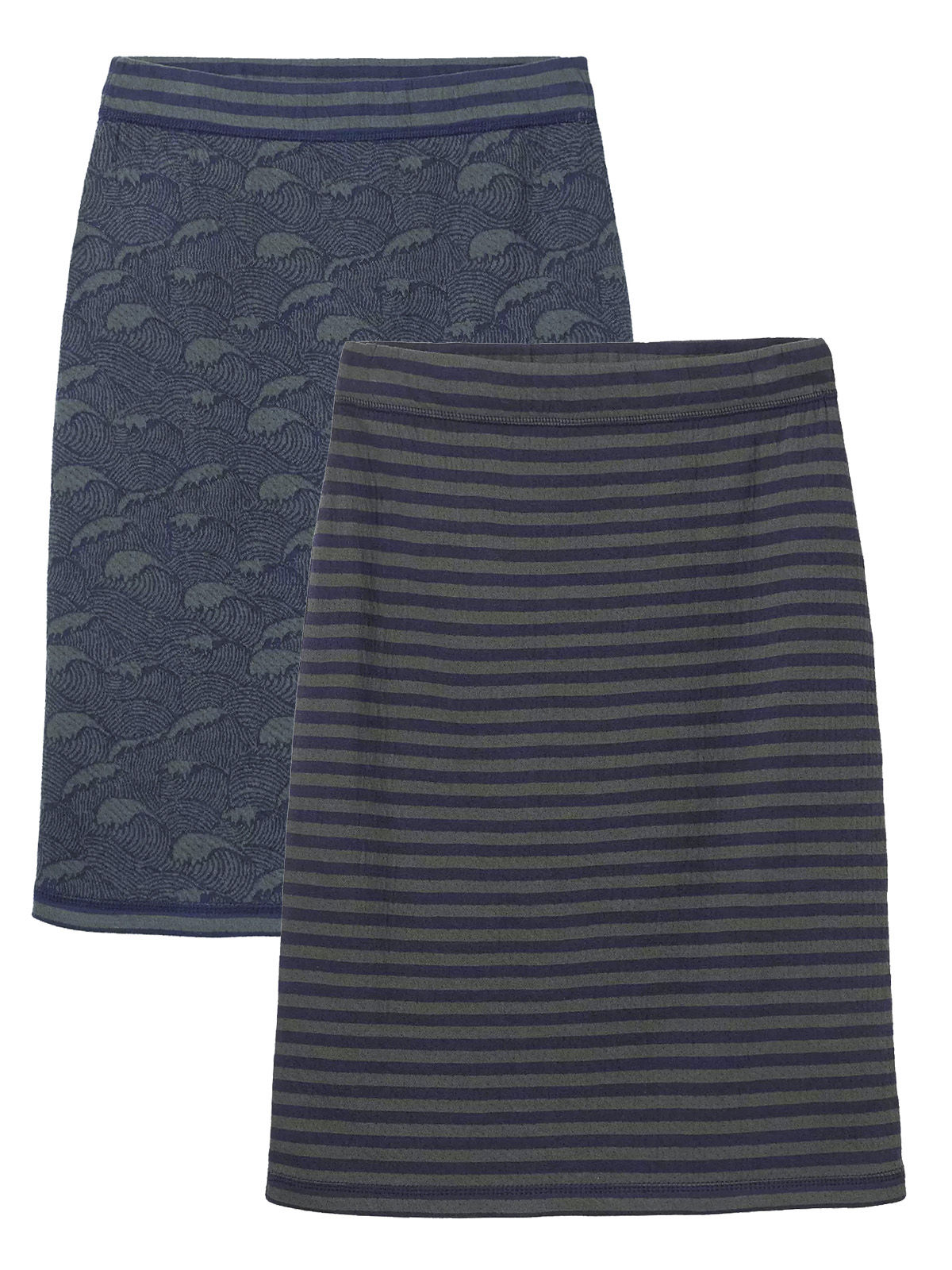 EX White Stuff Multi High Tide Reversible Cotton Jersey Skirt Sizes 8-18 RRP £45