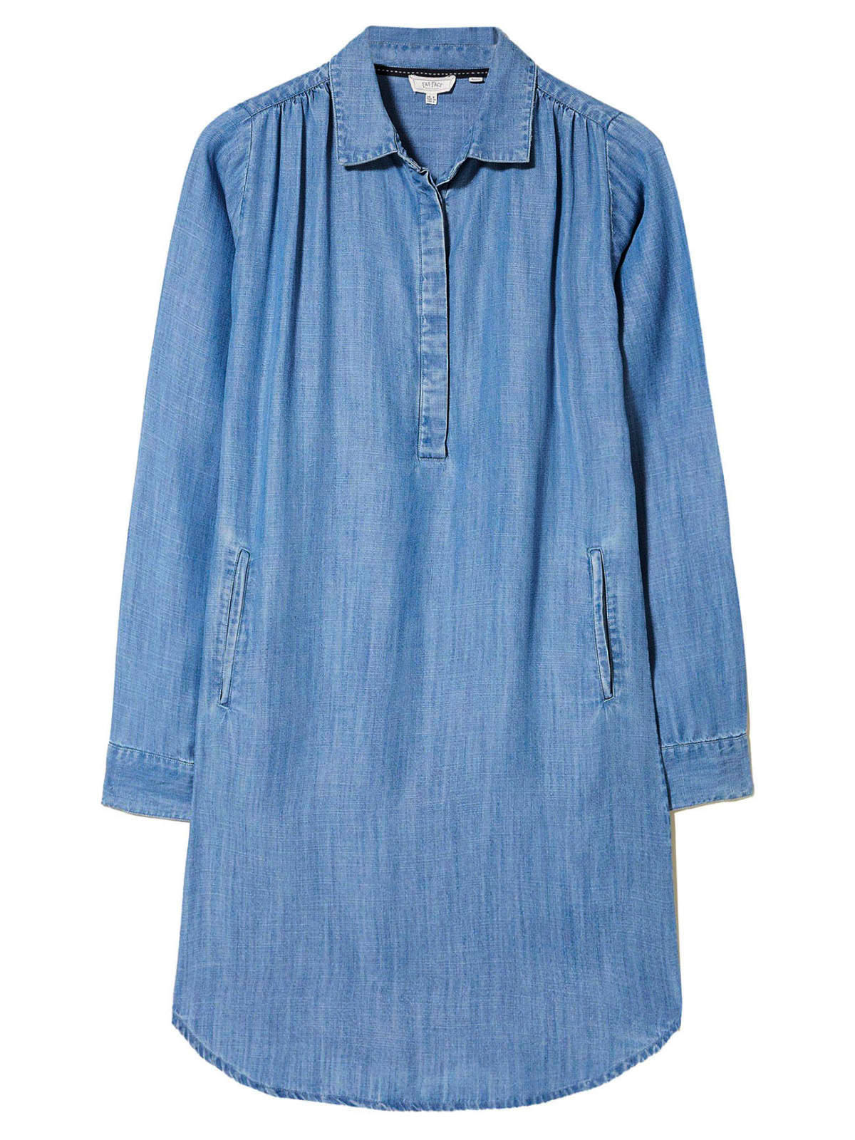 EX Fat Face Denim Harper Denim Midi Shirt Dress in Sizes 10, 14, 18, 20 RRP £56