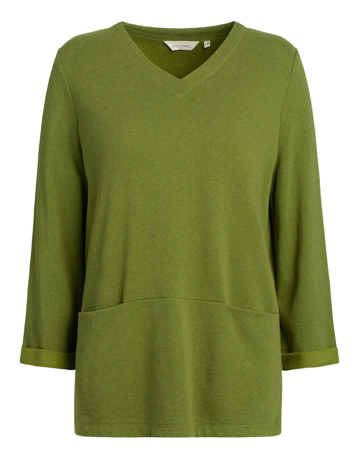 EX SEASALT Green Dark Citron Lighthouse Keeper Sweatshirt in Size 10