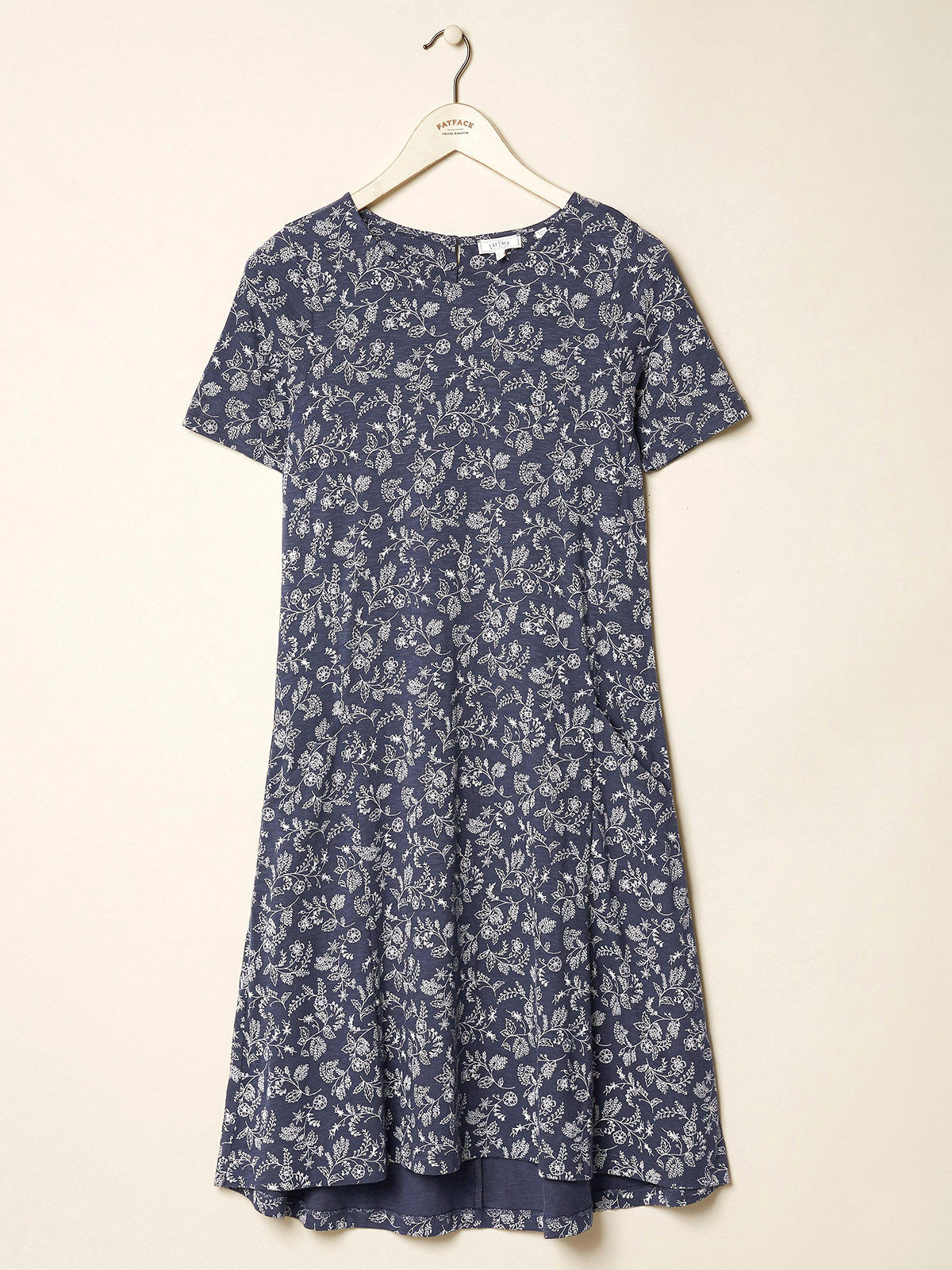 EX Fat Face Dark Sky Simone Paririe Jersey Dress Sizes 10, 12, 14, 18 RRP £45