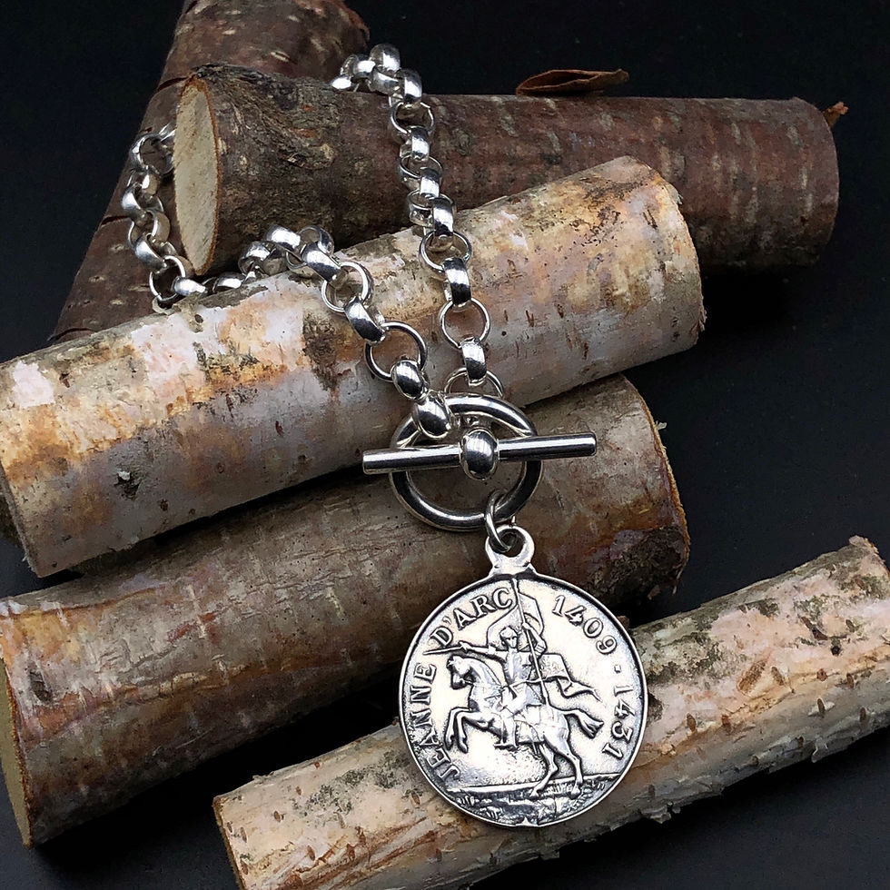 Thumbnail: Toggle Clasp Rolo Chain Bracelet