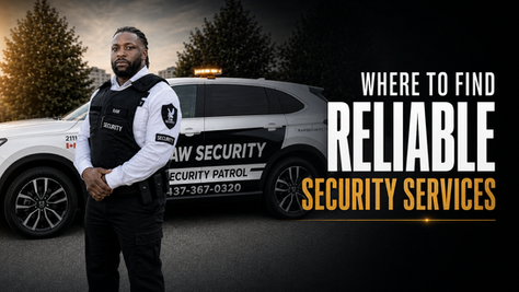 Where to Find Reliable Security Services in Ontario | Raw Security & Investigations Inc