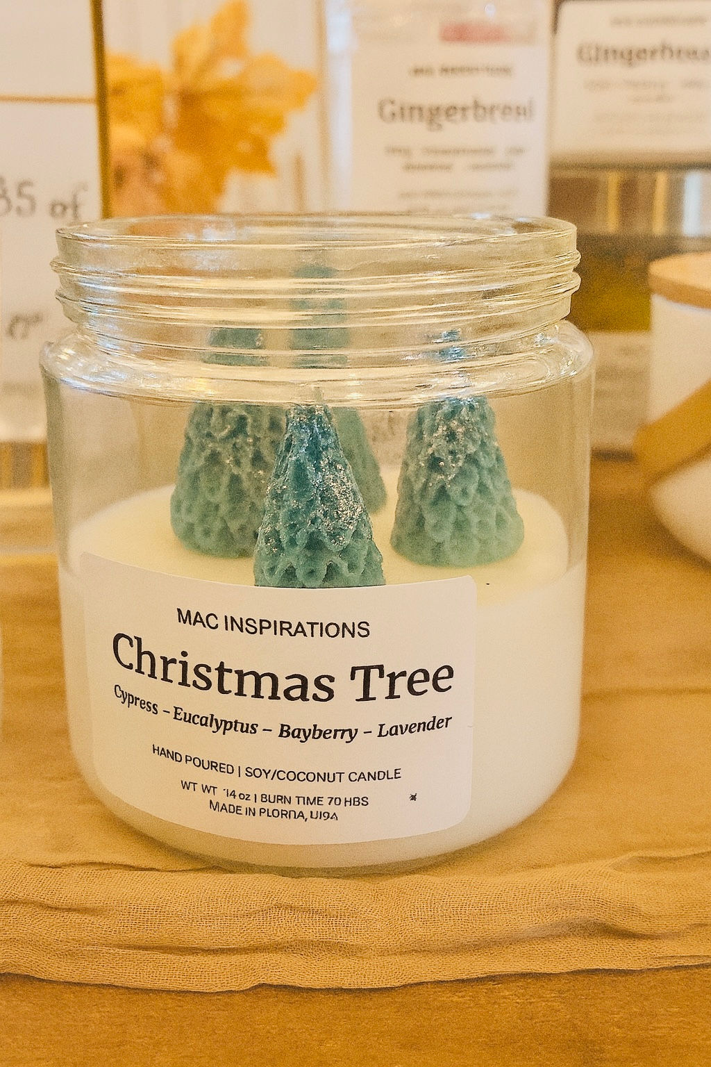Large Christmas Tree 14 oz Candle