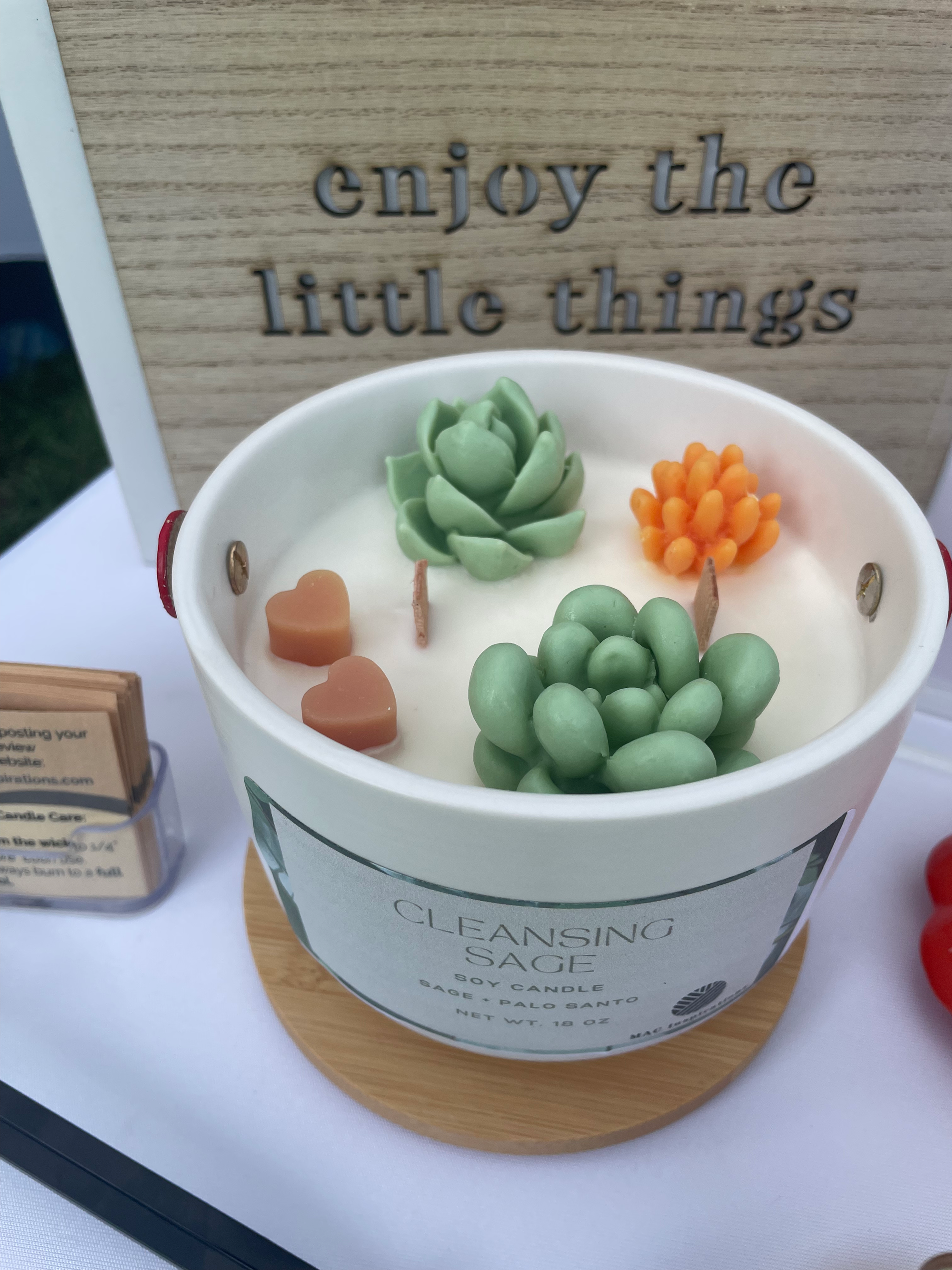 Large Cactus Bloom - Succulent 20 oz Candle