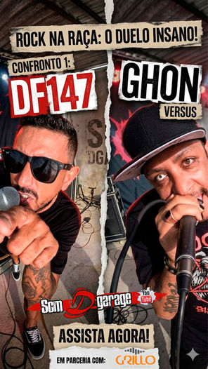 ⚡DF147 vs GHON, O Duelo Mais Insano do Rock Underground!⚡