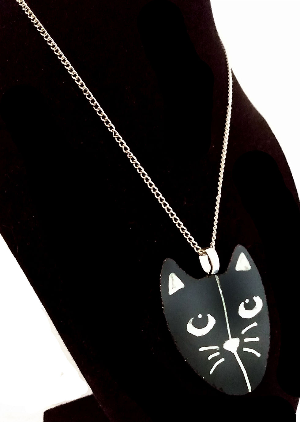 Thumbnail: Black Cat Necklace