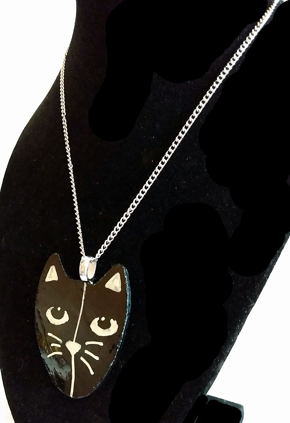 Thumbnail: Black Cat Necklace