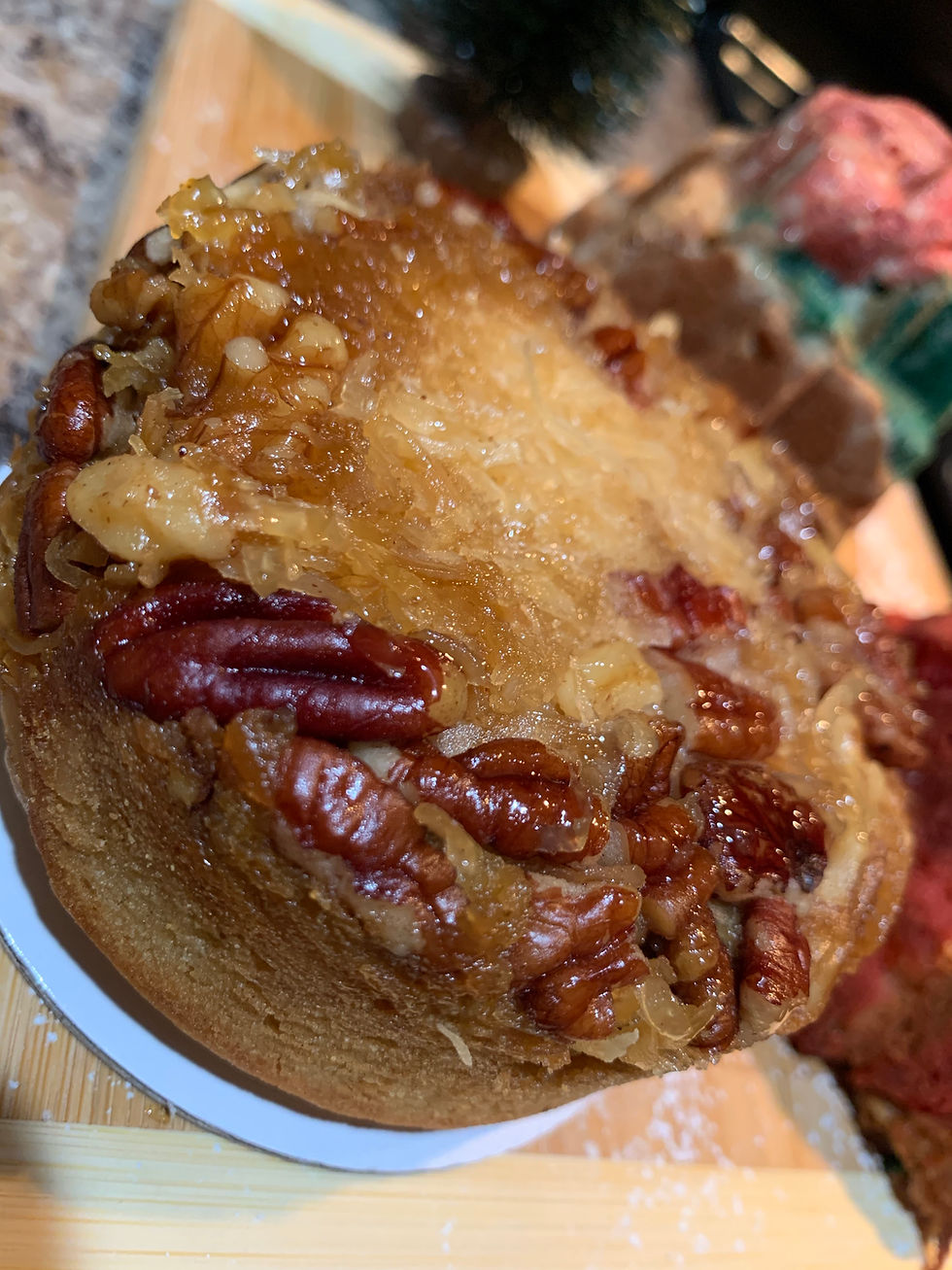 Coconut Pecan Sponge Cake