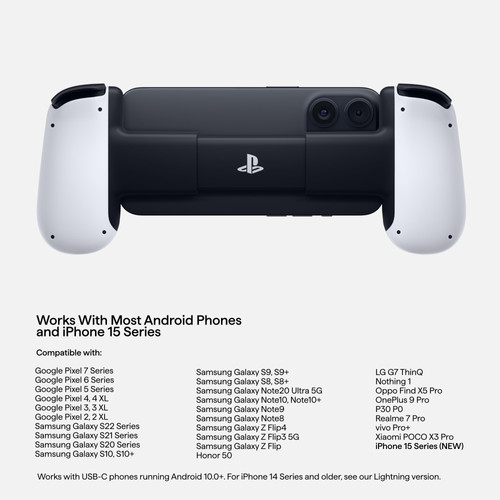 新品BACKBONE Oneバックボーンワン PlayStaion USB-C PlayStation®版 USB-Cモバイルゲーミングコントローラー