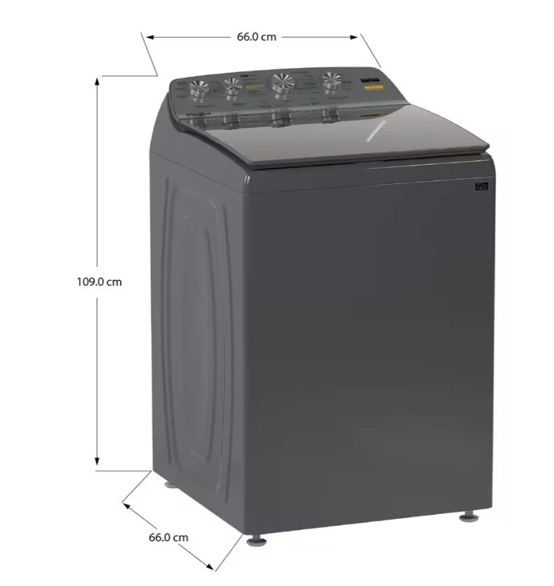 Miniatura: LAVADORA WHIRLPOOL 22KG 38LBS 8MWTW2244W