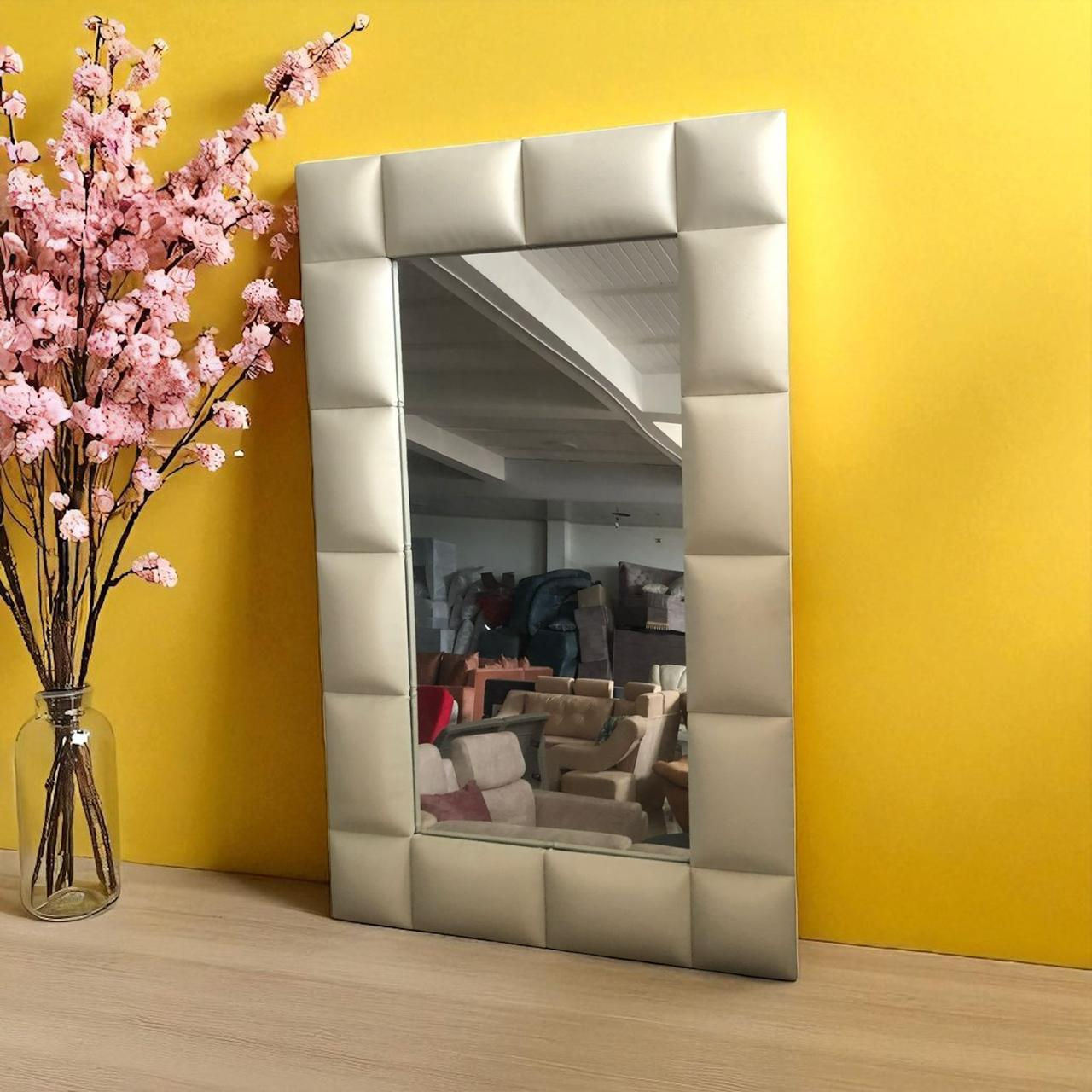 ESPEJO CAPITONEADO SIN LUCES 1.60X1.0