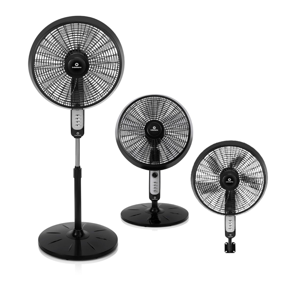 VENTILADOR 18" 3EN1, 5 ASPAS NEGRO INDURAMA
