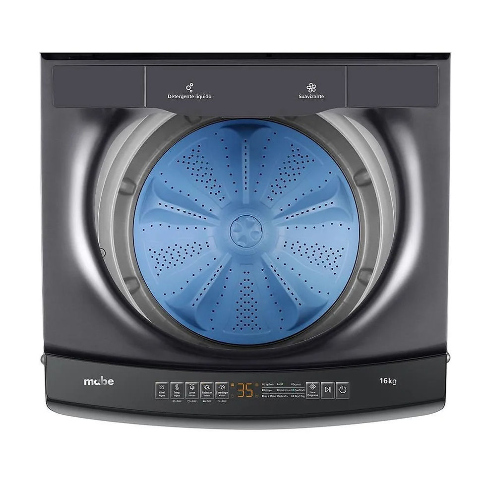 Miniatura: LAVADORA AUTOMATICA 16KG 35LBS MABE LMA612WDGAB0