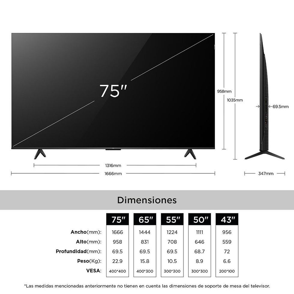 Miniatura: TV 75" TCL QLED Uhd 4K Smart TV 75P7K