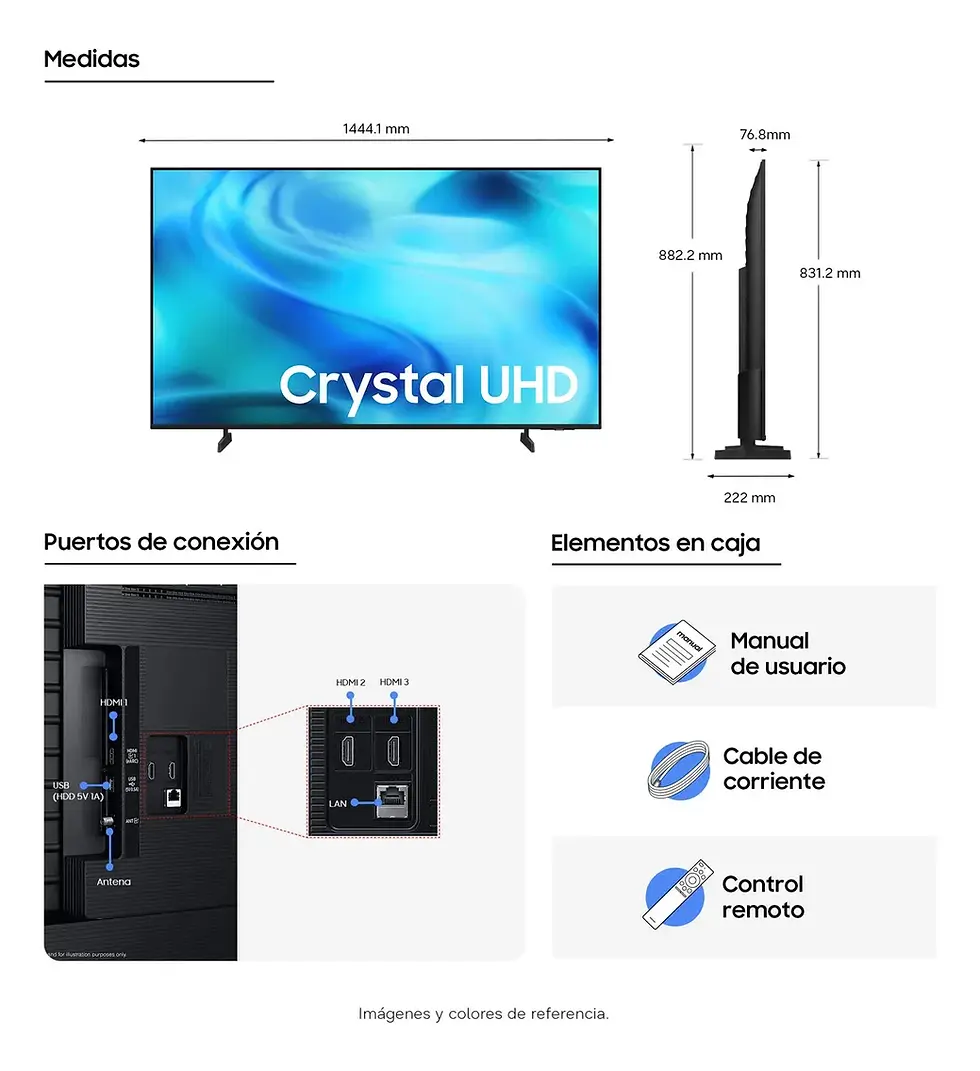Miniatura: TV 70" SAMSUNG SMART TV UHD 4K CONTROL REMOTO POR VOZ UN70U8500