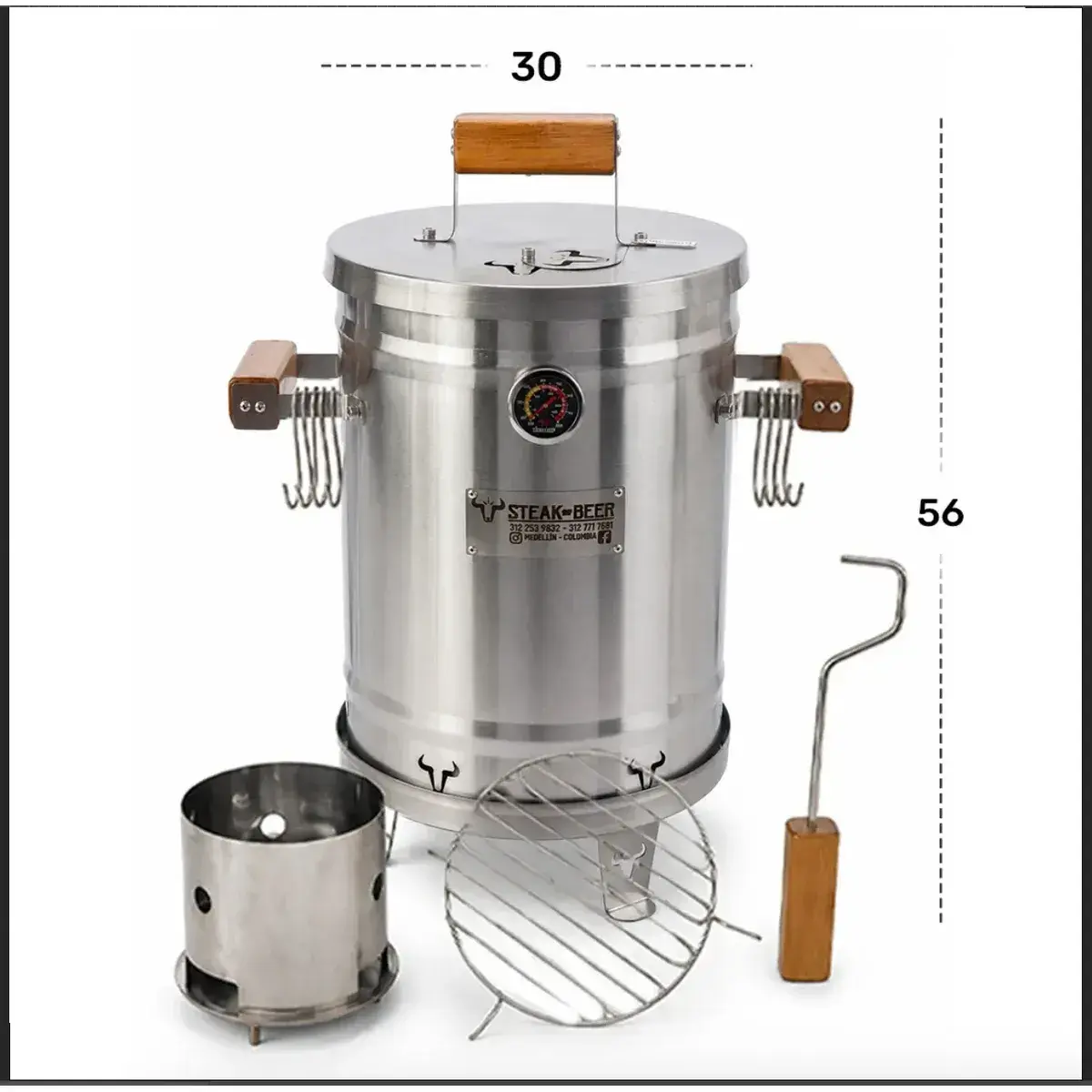 Barril Asador 12 Libras 30*56CM