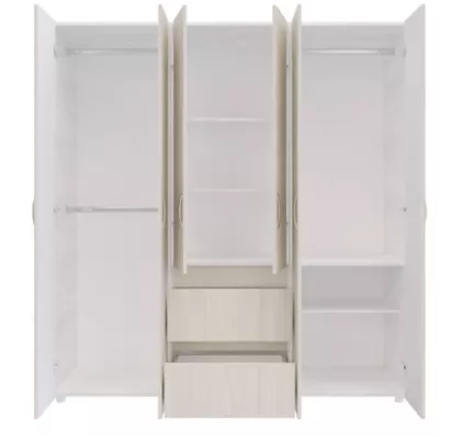 Miniatura: Closet Eliot 180x170x50cm Niebla Blanco