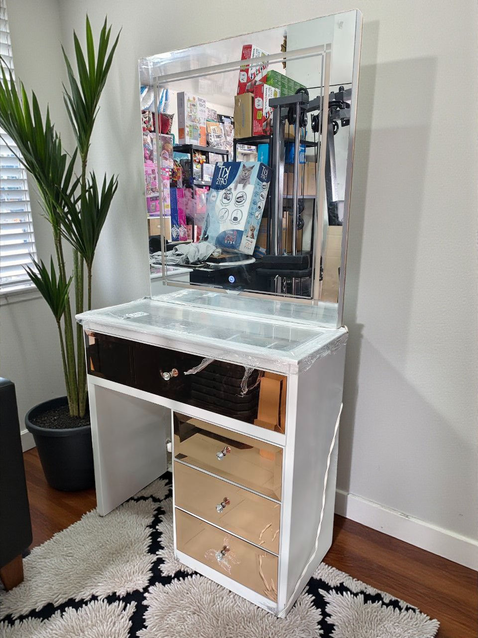 Miniatura: TOCADOR PREMIUM SOLO ESPEJO DE 90 PERFORADO,PS114