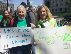 Barbara Boockmeier and Cindy Shepherd at the Statehouse