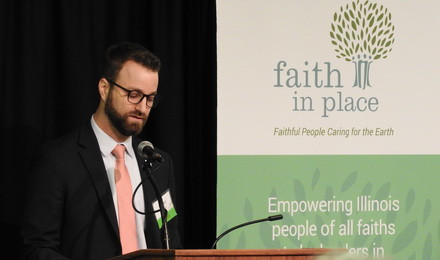 Rev. Brian Sauder speaks at the 2018 Annual Celebration & Fundraiser.