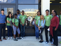 Eco-Ambassadors meet State Rep. Christian Mitchell