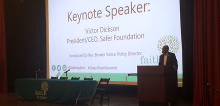 Victor Dickson gives the Keynote Address
