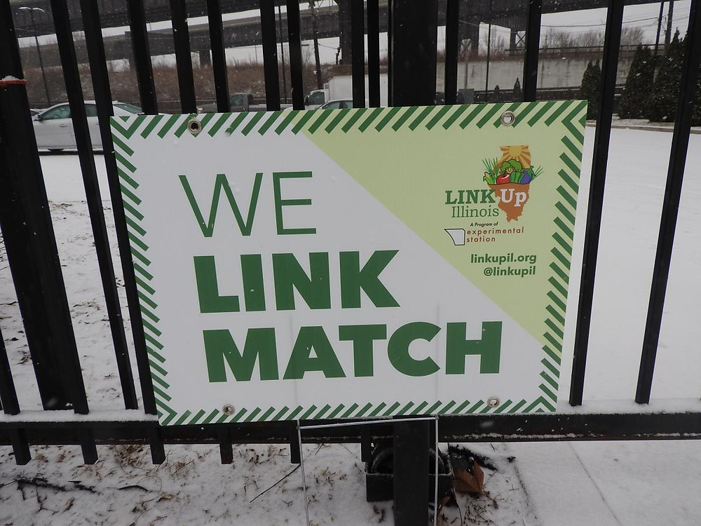 Our Link Match Sign outside of Haven of Rest MBC