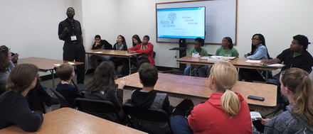 Participants in the Youth Workshop facilitated by Faith in Place's Eco-Ambassadors