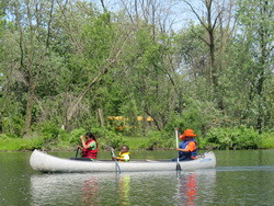 Canoeing at Beaubien Woods!