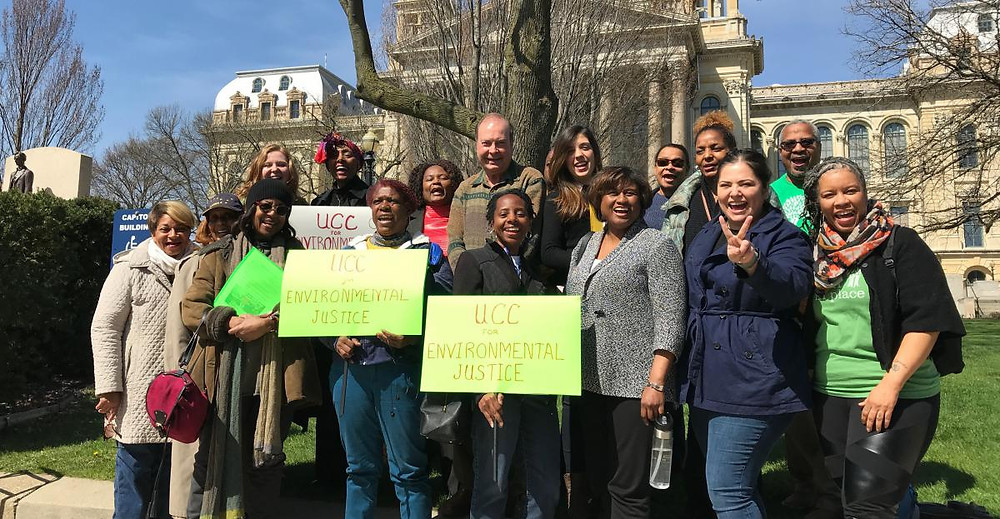 Green Team Members from several faith communities attend Advocacy Day in 2018