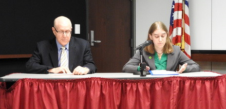Cristina Crusius provides her testimony.