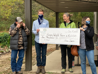 Hungry World Farm Receives $10,000 Grant