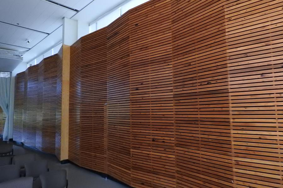 Repurposed wood from barns in Ontario