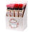 Thumbnail: artful display stand showing the pink and red soap roses 