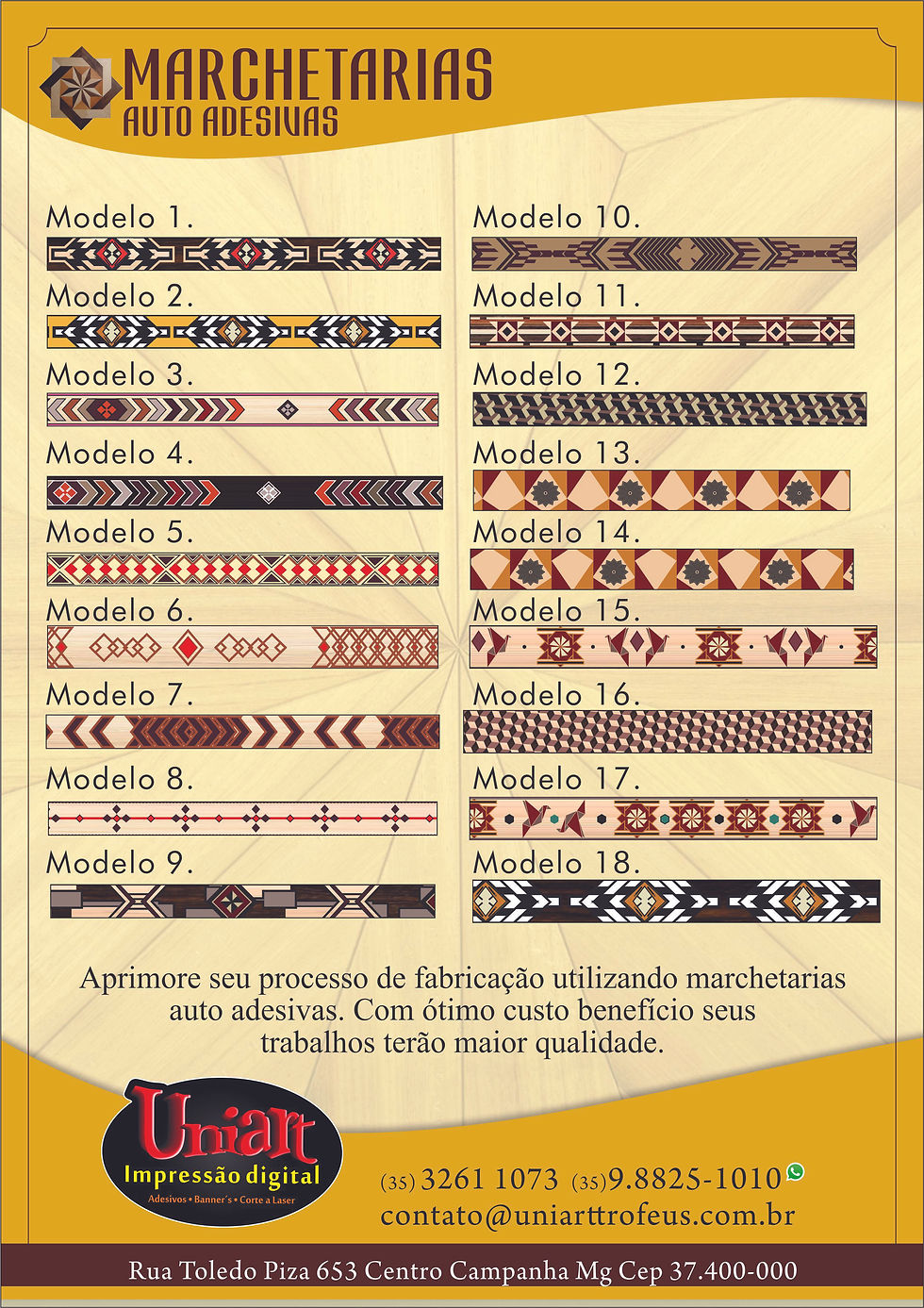 Catálogo de Marchetarias da Uniart