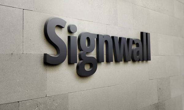 Logo de empresa na parede