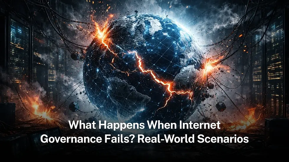 What happens when internet governance fails? Real-world scenarios