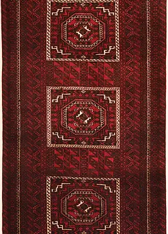 Bakhtiari Persian rug - tribal Persian carpet with garden panel layout  