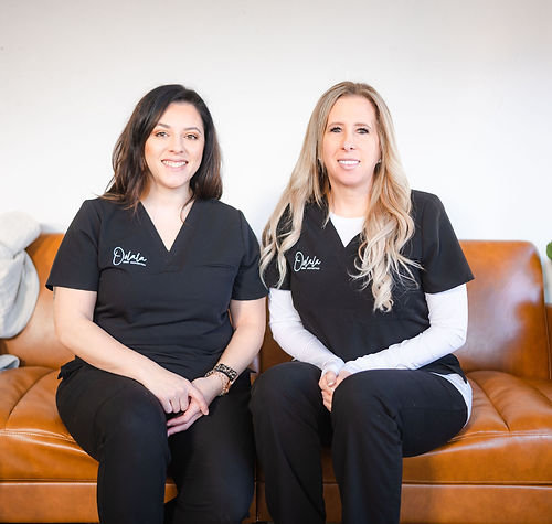 Registered Nurses Rachelle Wirtzfeld and Megan Theisen