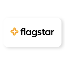 Flagstar logo with yellow star icon