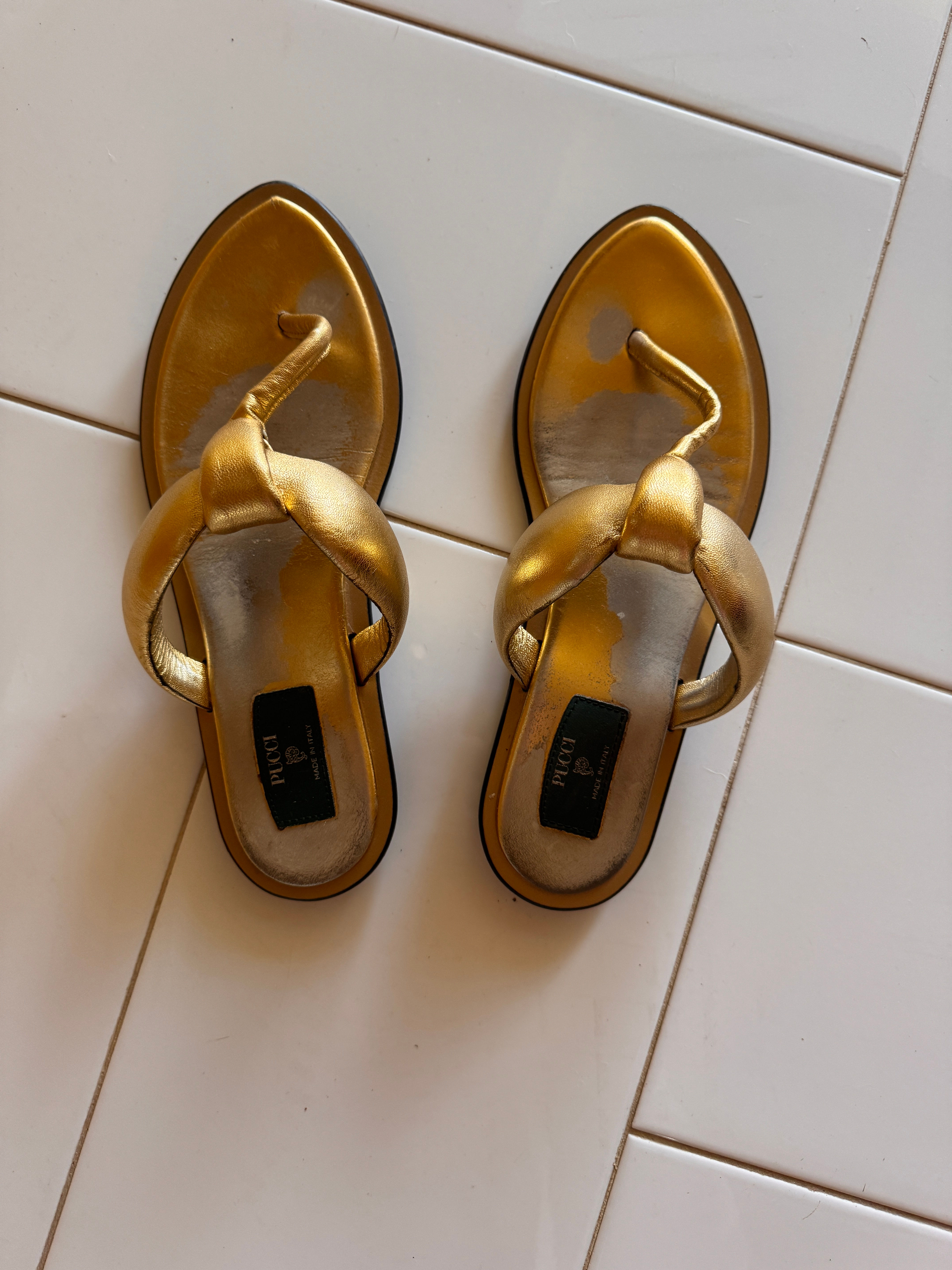 Gold Sandals