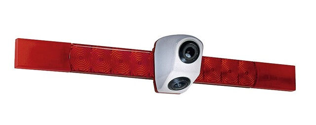 Rückfahrkamera caratec Safety CS112TBLA Twin-Kamera mit dritter Bremsleuchte