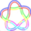 Colorful Knot Diagram of 5_1 using OpenCV
