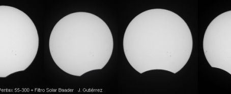 Imágenes del eclipse de Sol del 3/11/2013