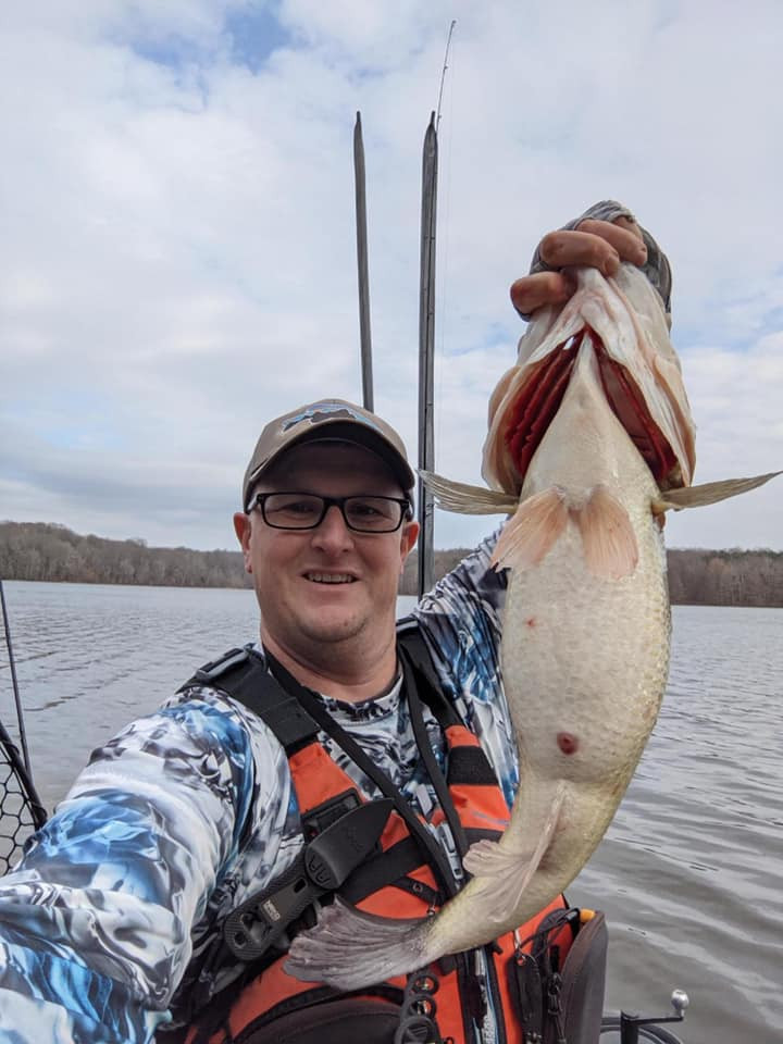 Ryan Reedy kayak bass fishing