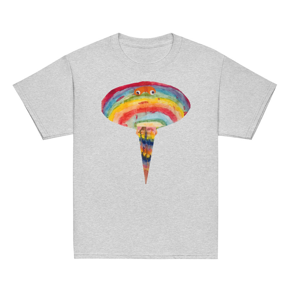 Thumbnail: Sport Grey Youth Tee with The Stingray