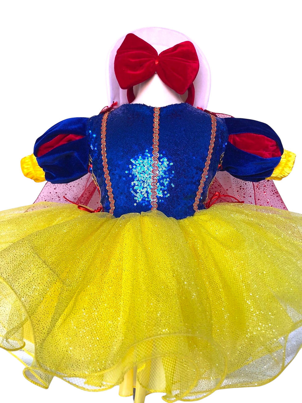 Miniatura: Vestido Tutu De Blanca Nieves