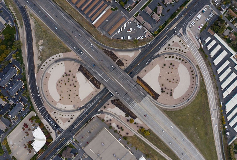 Redwood Rd. I-215 interchange
