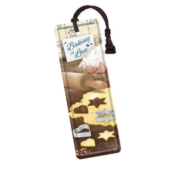 Blech-Lesezeichen »Baking«