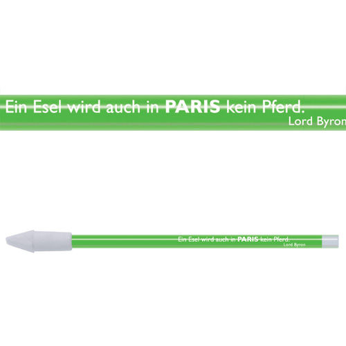 Zitate-Bleistift, Byron, Paris